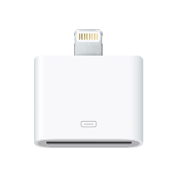 Apple MD823ZM/A changeur de genre de câble Lightning 30-pin Blanc